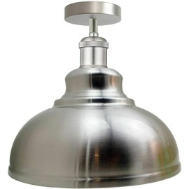 DC Voltage Vintage Modern Ceiling Pendant Light for Bed Room Kitchen Living Room and Dinning Room (Satin Nickel)