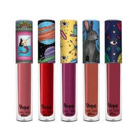 Yuya - Set especial 5 labiales YUYA (Qudate, Feliz Feliz, La Sirena, Un Besito y Mi Amor.)                                                            
