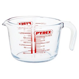 Pyrex Pyrex Glass Measuring Jug, Transparent, 1 Litre