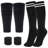 Kids Soccer Socks Soccer Shin Guard Sleeves Athletic Socks with