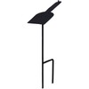 New Creative 24249 Garden Essentials Metal Stepping Stone Stand, Black, 14-Inches Tall