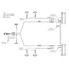 EZ Loader Boat Trailer 24' Wiring Harness with Flat 4