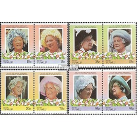 tuvalu-Niutao 57-64 Couples (complete.issue.) unmounted mint/never hinged ** MNH 1985 queen mother Elizabeth (Stamps for collectors) British royal family (Diana, Charles, Elisabeth ..)