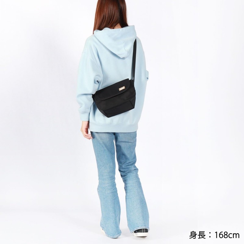 PRAY Mini Shoulder Horizontal Flap Box Logo Trend, Lightweight, Multifunctional,