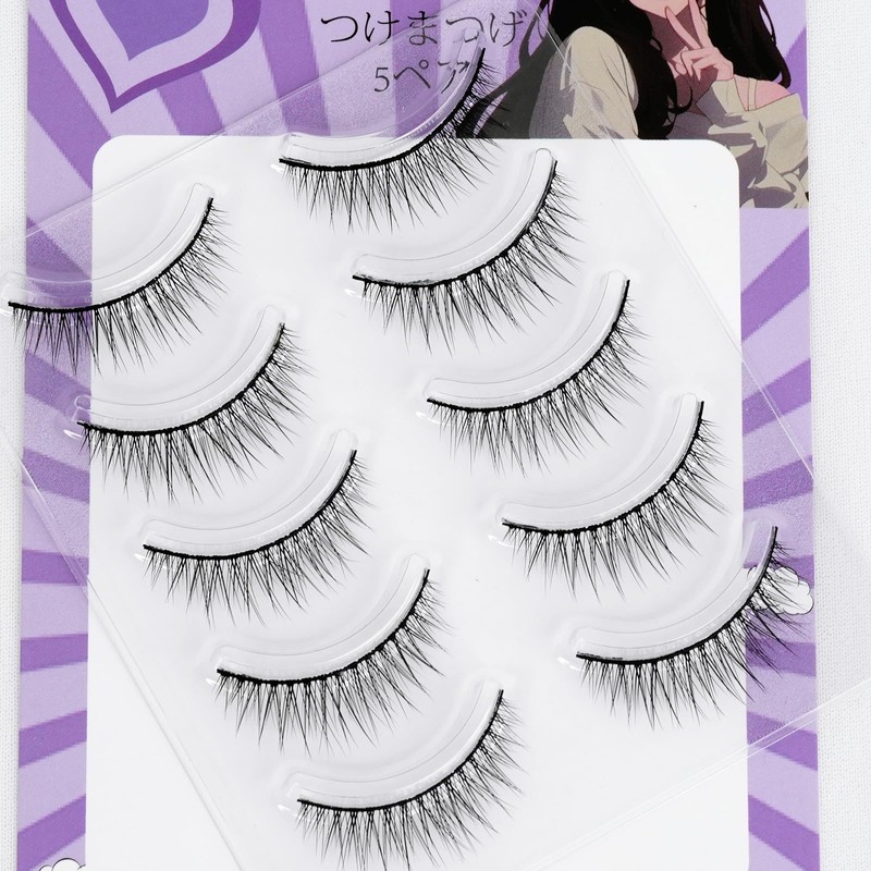 LZM SC10 False Eyelashes, Handmade Natural False Eyelashes, Lifestyle Makeup,