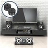 LABRIMP 2pcs Vibration Aluminium Alloy Speaker Pads Isolation Feet Cushions
