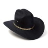 Western Express Faux Felt Finish Cowboy Hat - Cattleman Style