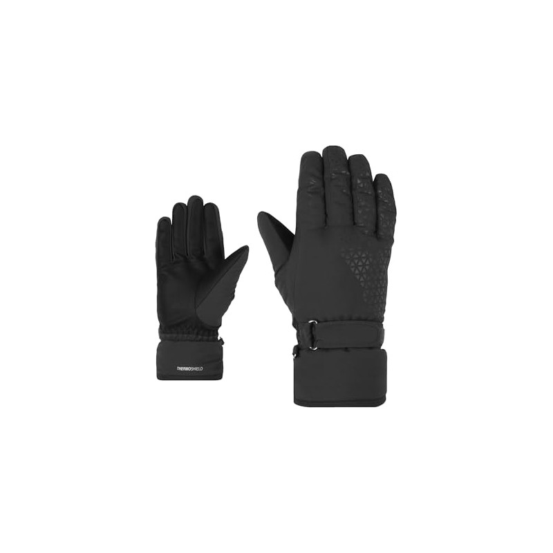 Ziener Women's KISAR Ski Gloves, Winter Sports, Waterproof, PFC Free,