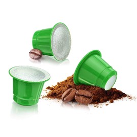 Meseta Bio USDA Organic 100 Nespresso Compatible Coffee Capsule Pack BPA FREE Use in Nespresso Essenza, Pixie, Citiz, Inissia, Lattissima, Maestria, Nespresso Original Line Machines - Grand Espresso