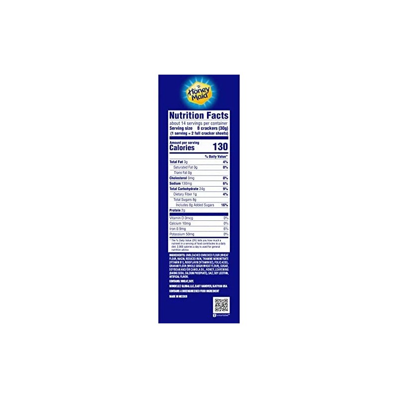 Honey Maid Honey Graham Crackers 14.4oz Pack of 12 Sweet