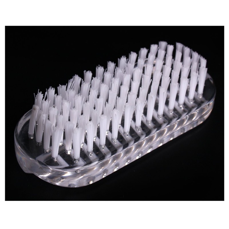 Andux Zone Clear Plastic Hand Brush & Nail Cleaning Brush