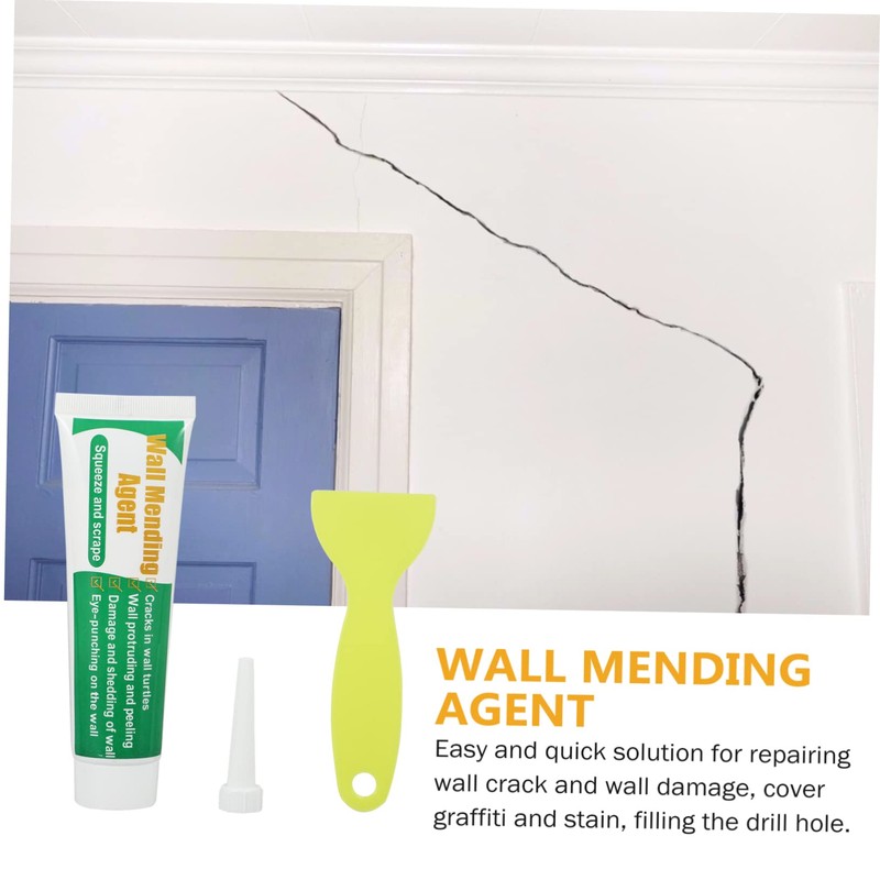 Operitacx 2 Sets Wall Repair Cream Kit Safe Wall Mending