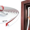 White Rubber Weather Stripping Door Seal Strip, D Shape Door