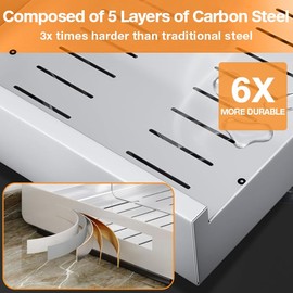 2 Pack Pull Out Cabinet Organizer 21" Deep Expandable Slide Out Drawer Organizers,No Drill Pull Out Drawers Adhesive with Nano Compatible Framed Cabinets Shelves For Kitchen Pantry Adjustable Width