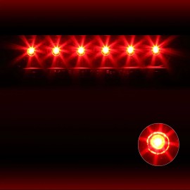 PM Performotor For 97-06 Jeep Wrangler Full LED Third 3RD Tail Brake Light Stop Lamp Bar Smoked