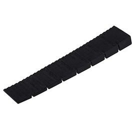 ZZJMCH 10 Pack Black Multi Purpose Furniture Plastic Shims for Leveling Extreme Weight Capacity Wedges Easy to Snap Cut-to-fit Size Leveler for Toilet Shims, Doors, Windows, Sheds, Table