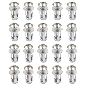 20pcs Cavity Wall Fixing Anchors M5x25 Heavy Duty Metal Cavity Wall Fixing Anchors Anchors Expansion Screws Bolts for Drywall Plasterboard