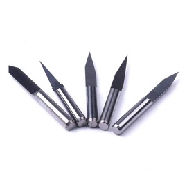 20pcs 10° 15° 20° 30° 3.175mm Carbide PCB Engraving Drill Bits CNC Bit Router Tool 0.1mm