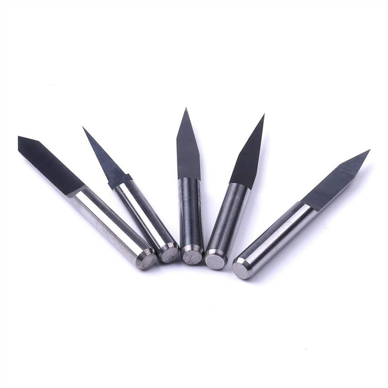 20pcs 10° 15° 20° 30° 3.175mm Carbide PCB Engraving Drill