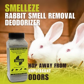 SMELLEZE Natural Rabbit Odor Eliminator Deodorizer: 2 lb. Granules Removes Urine & Poop Stench