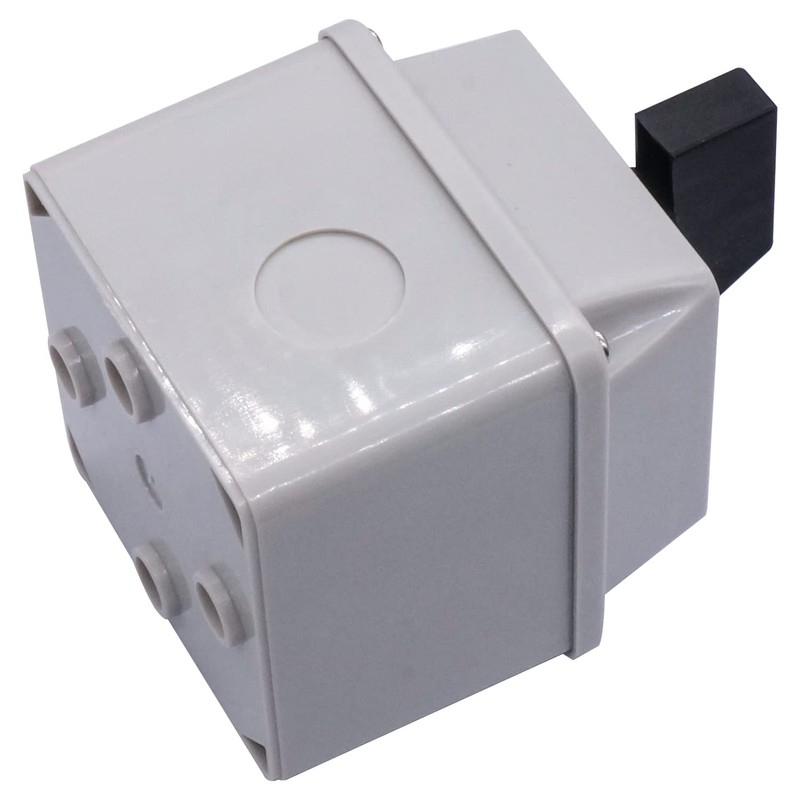Taiss Changeover Switch 3 Position Selector Switch Box 8 Terminals