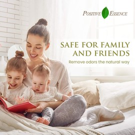 Positive Essence Vanilla Linen and Room Spray, Natural Home Fragrance Made with Pure Vanilla Essential Oil, Perfect Bathroom Air Freshener or Linen Spray