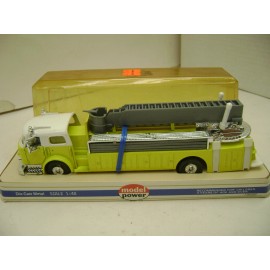 MODEL POWER PLAYART 1:48 SCALE YELL AMERICAN LA FRANCE FIRE ENGINE SNORKEL TRUCK
