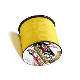 Ashconfish Braided Fishing Line- 9 Strands Super Strong PE Fishing Wire Heavy Tensile for Saltwater & Freshwater Fishing -Abrasion Resistant - Zero Stretch- 300M/328Yds 260LB Yellow