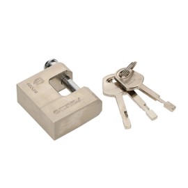 KOTARBAU 5907465941129 Brass Padlock, Black, 50 mm