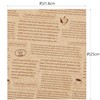 Kansai Paperwork 160096 WAX Paper English Letters Pattern, 40 Sheets,