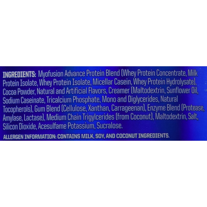 Gaspari Nutrition Myofusion Advanced Protein, Milk Chocolate