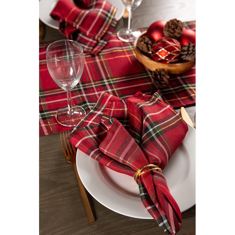 DII Decorative Basic Intertwined Napkin Ring Set, Gold, 6 Count