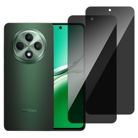 chejuza Privacy Matte Screen Protectors for Oppo Reno 12 F 5 g [2 Pieces], 9H Hardness, Full Coverage Anti Spy Tempered Glass, HD