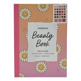 Paleta De Sombras Profusion Beuty Book Eye & Face 25 Tonos