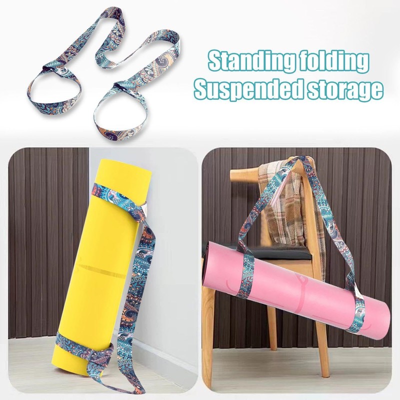 FFDHWU 2 Pieces Yoga Mat Binding Straps, Yoga Mat Storage