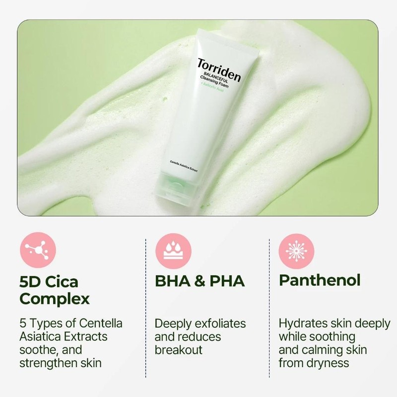 TORRIDEN Balanceful Pore Cleansing Foam (50ml/150ml)