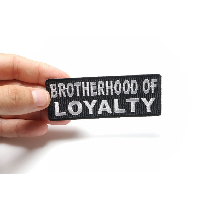 Brotherhood of Loyalty Patch - 4x1.5 inch. Embroidered Iron on