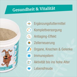 proKyne FUNCTIONAL NUTRITION 450 g Powder Dietary Supplement for Dogs, Multivitamins for Dogs, Treats, Dog Accessories, Immune System Strengthens Joints, Dog Vitamin E, Dog Treats