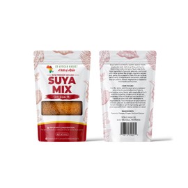 Suya Mix, Premium Organic Shish-Kebab Seasoning, Premium West African Seasoning Blend, Suya Pepper Perfect for Grilling, Roasting, and Cooking | Nutty & Spicy Suya Pepper – 8oz