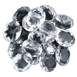 One 12x10 12mm x 10mm Oval Natural Crystal Quartz Gemstone Gem Stone EBS8123