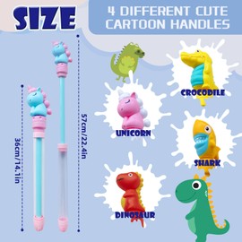 12 Pack 14 Inch Animal Water Guns for Kids,Super Water Soaker Blaster Squirt Guns,Summer Shooter Toys for Swimming Pool,Water Game Fighting Play Toys for Pool Party Beach Games