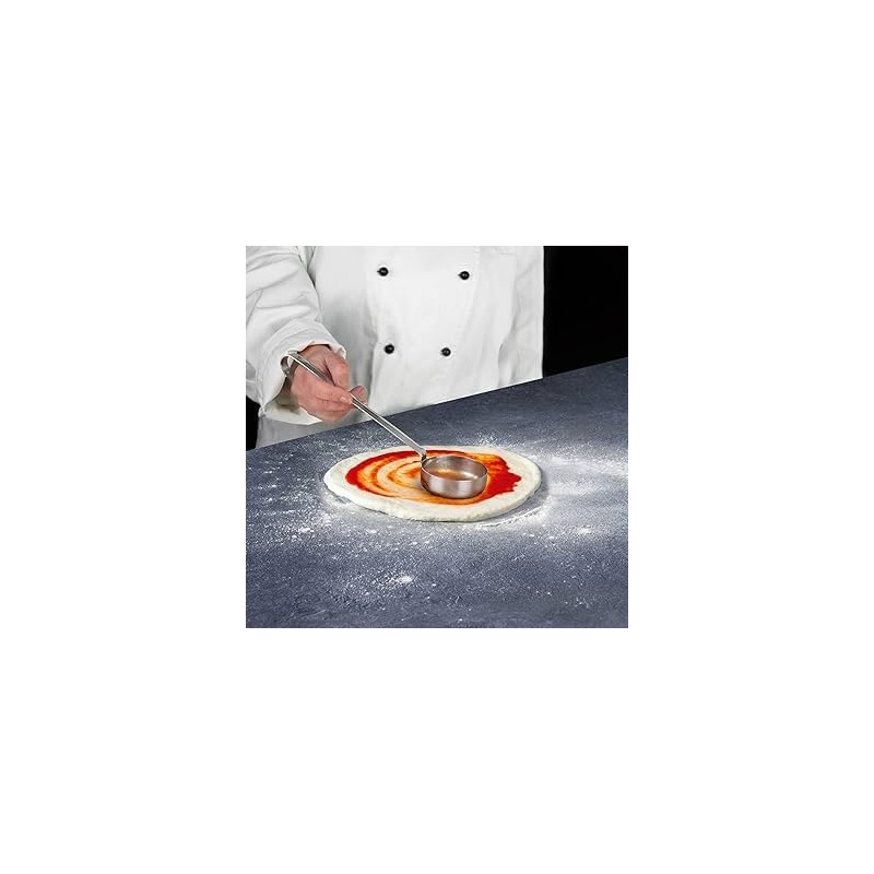 Pizza Sauce Spoon Stainless Steel 27 cm Flat Ladle Decorating