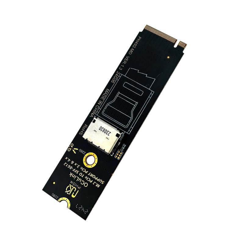 Sintech Oculink SFF-8611/8612 to M.2 NVMe M-Key Interface Adapter Card