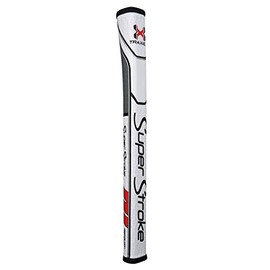 SuperStroke Traxion Pistol GT Tour - Empuñadura para Palo de Golf, Blanco/Gris/Rojo
