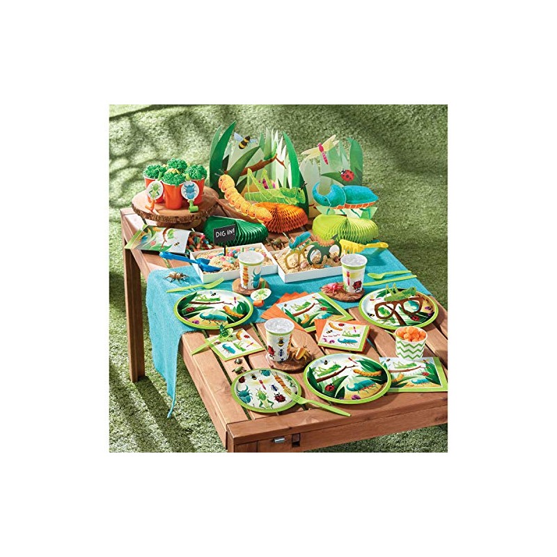 Creative Converting Bugs Party Printed Beverage Napkins - 16pcs