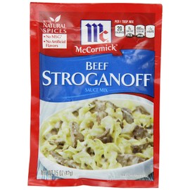 McCormick Beef Stroganoff Sauce Mix (1.5 oz Packets) 4 Pack