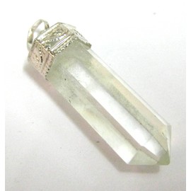 crystalmiracle Clear Quartz Pointer Pendant Crystal Healing Men Women Gift Fashion Jewelry Wellness Powerful Accessory