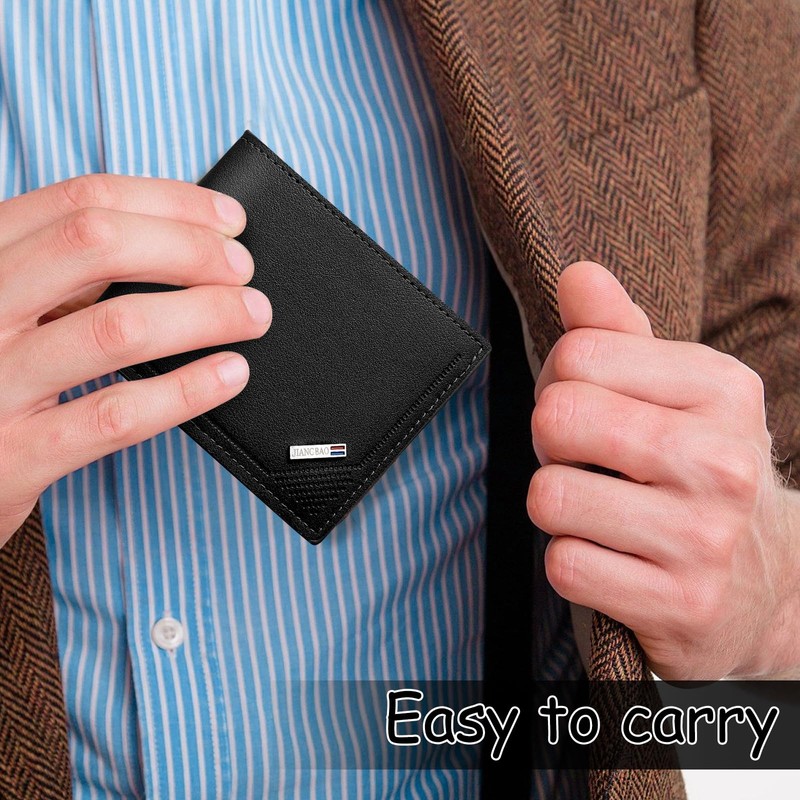 Energather Wallets for Men, Bifold Wallets with Multiple Card Slots,