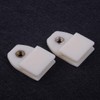 HERIS 2pcs Window Door Glass Channel Clips Sash Pivot Fits