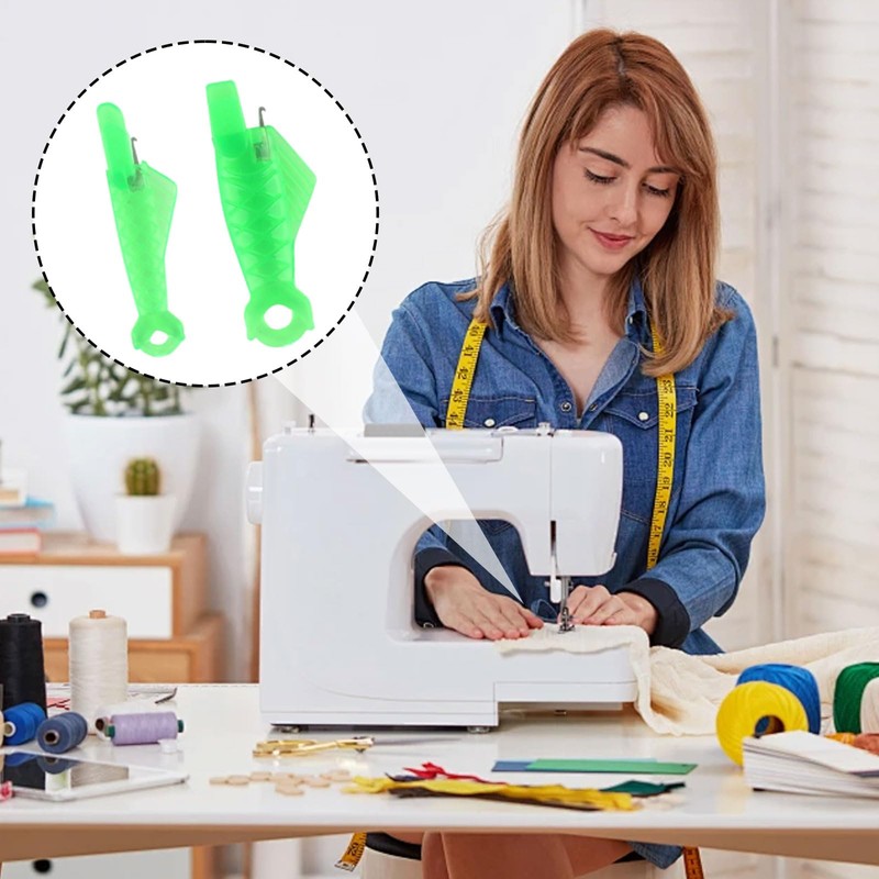 AYNKH 20Pcs Automatic Sewing Needle Threader, Fish Mouth Easy Time